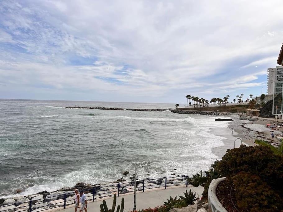 Benalmadena Costa Malaga Apartamento Muy Acogedor Con Vistas Al Mar Terraza Gigante Para Verano E Invierno Parking Exterior foto