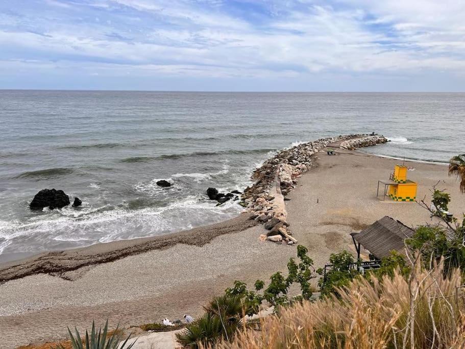 Benalmadena Costa Malaga Apartamento Muy Acogedor Con Vistas Al Mar Terraza Gigante Para Verano E Invierno Parking Exterior foto